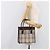 BURBERRY Nova Check Handtasche Canvas Beige Silver Auth 200714V Silber - Ansicht 26
