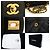 CHANEL Classic Double Flap Square Chain Schultertasche Schwarz - Ansicht 7