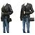 Borsa a tracolla CHANEL Black Classic Wallet On Chain WOC Clutch Oro Nero - vista 12