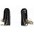 Borsa a tracolla CHANEL Black Classic Wallet On Chain WOC Clutch Oro Nero - vista 5