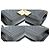 Borsa a tracolla CHANEL Boy Chain Nera Matelassé Patta in Pelle d'Agnello Oro Nero - vista 6