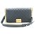 Borsa a tracolla con catena CHANEL Boy in vitello grana Noir Matelassé Oro Nero - vista 2