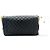 Borsa a tracolla con catena CHANEL Boy in vitello grana Noir Matelassé Oro Nero - vista 3