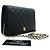 CHANEL Borsa a tracolla WOC Classic Wallet On Chain Nera Nero