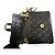 CHANEL Mini Square Small Chain Schultertasche Schwarz - Ansicht 11