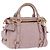 Borsa Miu Miu Vitellolux 2way Pink Gold Auth LN171V Rosa D'oro