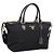 Borsa a Mano PRADA Nylon Pelle 2way Nero Oro Auth ki6822V D'oro