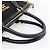 Borsa a Mano PRADA Nylon Pelle 2way Nero Oro Auth ki6822V D'oro - vista 7