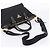 Borsa a Mano PRADA Nylon Pelle 2way Nero Oro Auth ki6822V D'oro - vista 8