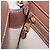 Borsa a mano BURBERRY Canvas 2way Beige Gold Auth 204656V D'oro - vista 26