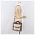 Borsa a mano BURBERRY Canvas 2way Beige Gold Auth 204656V D'oro - vista 29