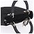 Borsa Christian Dior Lady Dior Canage Nylon Black Silver Auth 201347 Nero Argento - vista 7