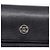 Cartera larga CHANEL de cuero negro con CC plateado Auth 204783 Plata - vista 17