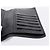 Cartera larga CHANEL de cuero negro con CC plateado Auth 204783 Plata - vista 19