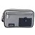 Borsa a pochette LOUIS VUITTON Monogram Satellite Alpha Clutch Bag Silver M44171 LV Auth 204313A Argento
