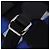 Borsa CHANEL Airline Tote Bag Nylon 2way Blue Silver CC Auth ka6246V Argento - vista 17