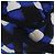 Borsa CHANEL Airline Tote Bag Nylon 2way Blue Silver CC Auth ka6246V Argento - vista 21