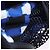 Borsa CHANEL Airline Tote Bag Nylon 2way Blue Silver CC Auth ka6246V Argento - vista 33