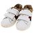 GUCCI Web Sherry Line Kinderschuhe aus Leder Weiß Auth ar14270