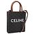 Céline Bolso de mano CELINE Triomphe Canvas Mini Vertical Cabas PVC 2way Negro Auth 204112M
