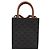 Céline Bolso de mano CELINE Triomphe Canvas Mini Vertical Cabas PVC 2way Negro Auth 204112M - vista 2