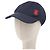 BURBERRY Kappe aus Baumwolle Navy Red Auth BA15549 Rot Marineblau