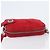 Bolsa de Ombro PRADA Camurça Vermelha Prata Auth 201372 Vermelho - vista 14