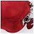 Bolsa de Ombro PRADA Camurça Vermelha Prata Auth 201372 Vermelho - vista 22