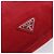Bolsa de Ombro PRADA Camurça Vermelha Prata Auth 201372 Vermelho - vista 24