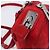 Bolsa de Ombro PRADA Camurça Vermelha Prata Auth 201372 Vermelho - vista 27
