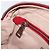 Bolsa de Ombro PRADA Camurça Vermelha Prata Auth 201372 Vermelho - vista 31