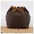 Borsa a tracolla LOUIS VUITTON Monogram Petit Noe M42226 LV Auth 203112V Monogramma - vista 12