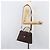 Autre Marque Borsa a mano SAINT LAURENT PVC Canvas 2way Brown Gold Auth BA15808A Marrone D'oro - vista 26