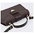 Autre Marque Borsa a mano SAINT LAURENT PVC Canvas 2way Brown Gold Auth BA15808A Marrone D'oro - vista 6