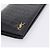 Autre Marque Cartera larga SAINT LAURENT efecto cocodrilo negro y oro Auth 205099A Dorado - vista 7