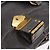 Borsa a Mano Miu Miu in Pelle 2way Grigio Tono Oro Auth 167623M Marrone - vista 24