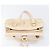 BALLY Tote Bag aus Leder Ivory Gold Auth 204370A Golden Roh - Ansicht 10