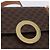 Céline Borsa a tracolla CELINE Macadam con catena in PVC e pelle Marrone Oro Auth ka6066 D'oro - vista 19