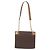Céline Borsa a tracolla CELINE Macadam con catena in PVC e pelle Marrone Oro Auth ka6066 D'oro - vista 2