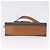 Céline Borsa a tracolla CELINE Macadam con catena in PVC e pelle Marrone Oro Auth ka6066 D'oro - vista 5