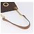 Céline Borsa a tracolla CELINE Macadam con catena in PVC e pelle Marrone Oro Auth ka6066 D'oro - vista 7