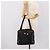Borsa a tracolla CHANEL COCO Mark Chain in pelle caviar nera e oro CC Auth 201540A Nero D'oro - vista 26