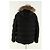 Piumino Pyrenex nero con pelliccia XXL - vista 4