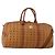 Bolso MCM Vicetos Boston PVC Cuero 2way Marrón Tono Dorado Auth 199534 Castaño