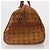 Bolso MCM Vicetos Boston PVC Cuero 2way Marrón Tono Dorado Auth 199534 Castaño - vista 3