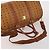 Bolso MCM Vicetos Boston PVC Cuero 2way Marrón Tono Dorado Auth 199534 Castaño - vista 7
