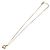 Collana Christian Dior Metallo Tono Oro Auth 203714 - vista 2