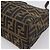 Borsa a tracolla FENDI Zucca Canvas Mamma Baguette Nero Argento Auth BA15572A - vista 17