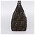 Borsa a tracolla FENDI Zucca Canvas Mamma Baguette Nero Argento Auth BA15572A - vista 3