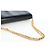 Borsa a tracolla con catena CARTIER Pelle Navy Gold Auth 201192V D'oro Blu navy - vista 8